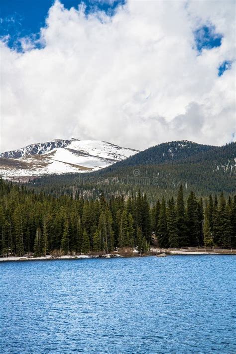 Echo Lake On Mt Evans Colorado Stock Photo Image Of Beauty Dawn