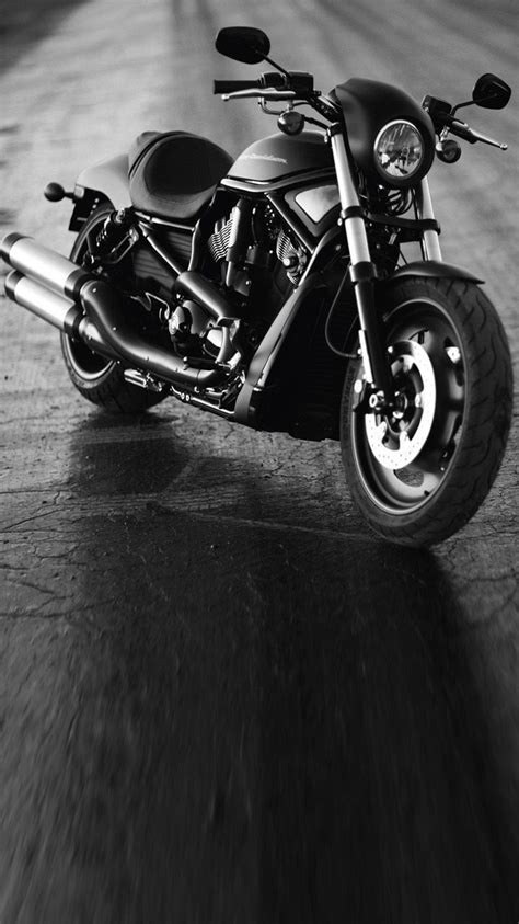 a black and white photo of a motorcycle