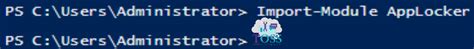 AppLocker PowerShell Cmdlet Script Command TOSS