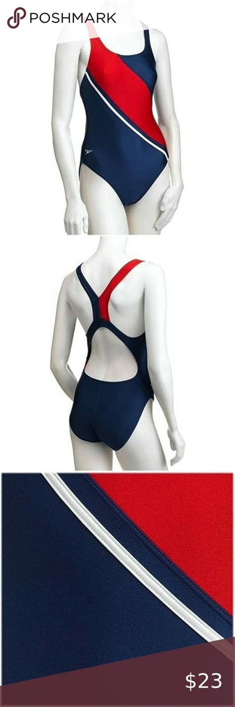 Speedo Womens Victory Splice Super Pro Back Racing Swimsuit New Size 30 56 Racing Swimsuits