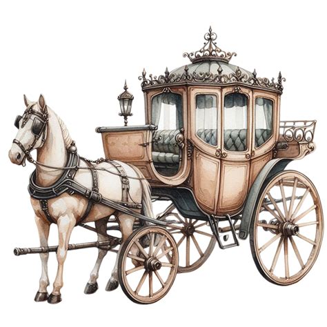 Download Horse Drawn Carriage Vintage Historical Royalty Free Stock