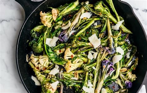 Charred Broccolini With Garlic Lemon And Parmesan Edible San Diego