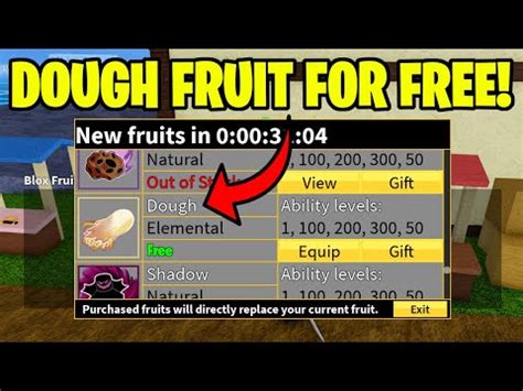 HOW TO GET DOUGH FRUIT IN BLOX FRUITS FOR FREE 2023 YouTube