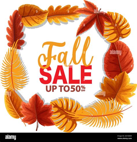 Fall sale banner template illustration Stock Vector Image & Art - Alamy