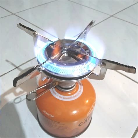 Jual Kompor Lipat Camping Tungku Besar Outdoor Stove Hanya Kaki