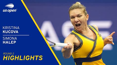 Simona Halep Vs Kristina Kucova Highlights 2021 US Open Round 2 YouTube