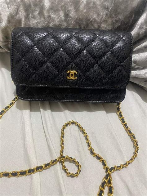 Chanel Preloved Wallet On Chain Luxury Bags And Wallets On Carousell