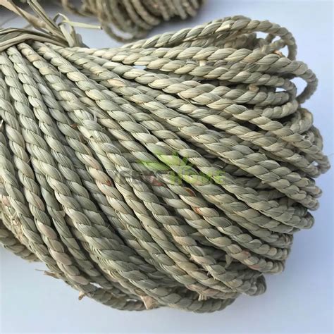 Three Ply Braided Water Hyacinth Grass Rope For Packaging Basket Seat