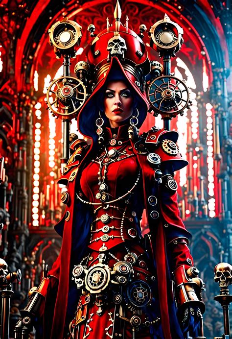 Adeptus Mechanicus Tech Priestess Ai Generated Artwork Nightcafe