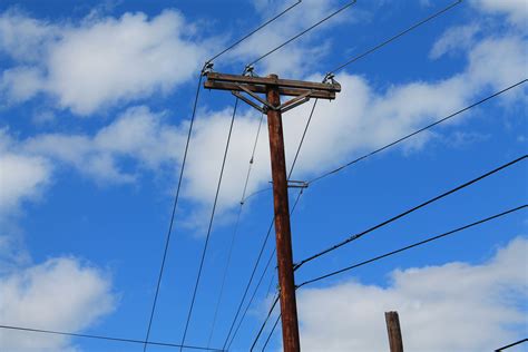 Telephone Pole Telephone Utility Pole Structures Summer Photos