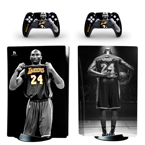 Lakers 24 Kobe Bryant Skin Sticker For Ps5 Skin And Controllers Design 7