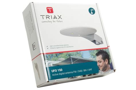 Triax UFO 150 LTE800 Antenne Til DVB T FM DAB Aktiv 28 DB