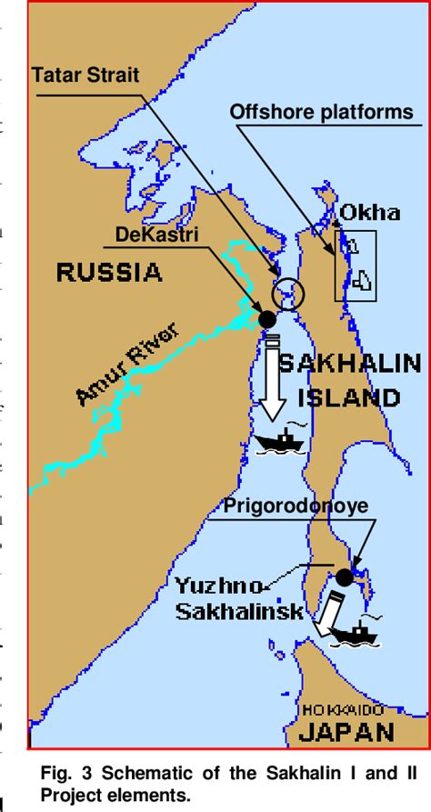 Tatar Strait Map