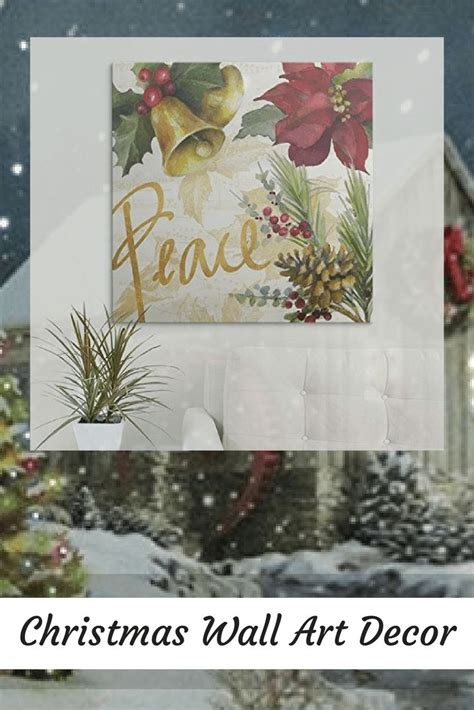 Festive Christmas Wall Art Decorations Home Wall Art Decor