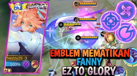 BUILD DAN EMBLEM TERBARU FANNY DAMAGENYA GAK NGOTAK BANGET INI