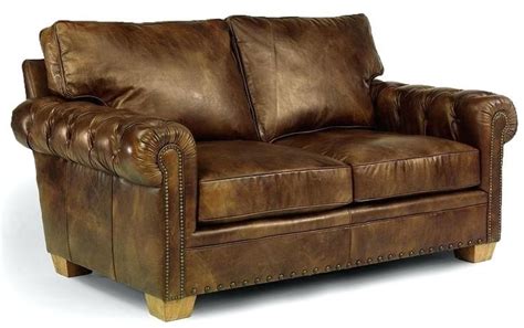 Distressed Leather Loveseat Brown Leather Loveseat Distressed