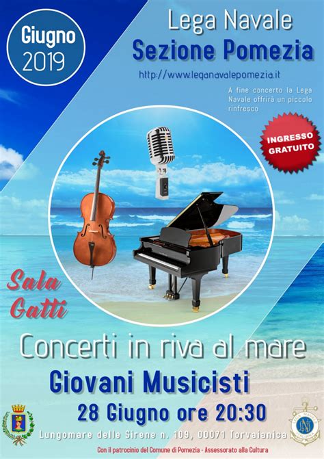 Concerti In Riva Al Mare Citt Di Pomezia