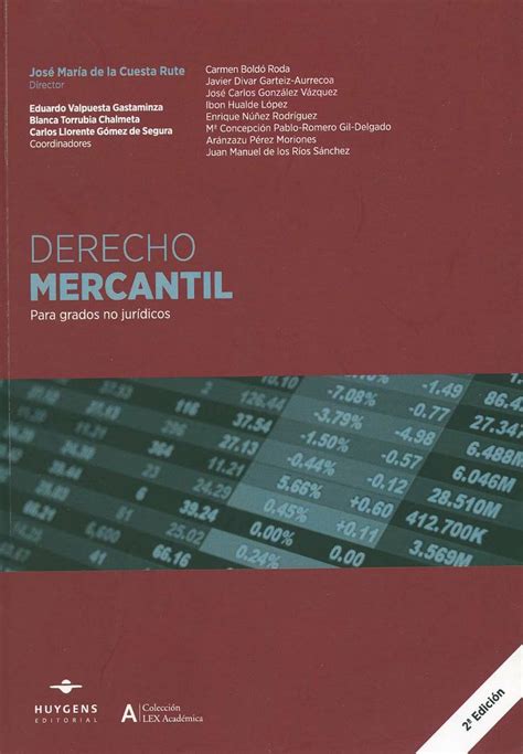 Derecho Mercantil Para Grados No Jur Dicos Jos Ma De La Cuesta Rute