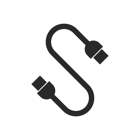 Icono De Cable De Transferencia De Datos Usb Vector Premium