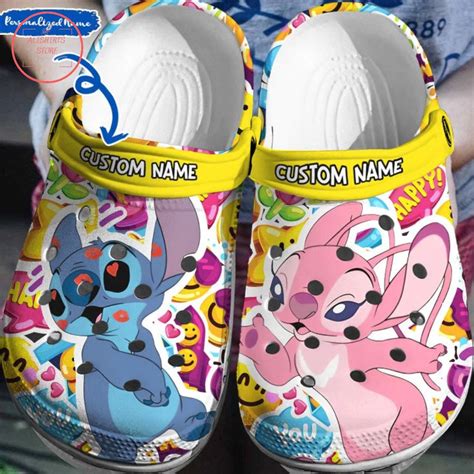 Footwearmerch Premium Lilo And Stitch Cartoon Crocs Crocband Clogs Shoes