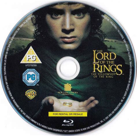 Ori Bluray Lord Of The Rings The Fellowship Of The Ring 2001