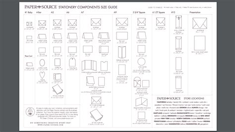 Card and Envelope Size Guide — Stevie Driscoll