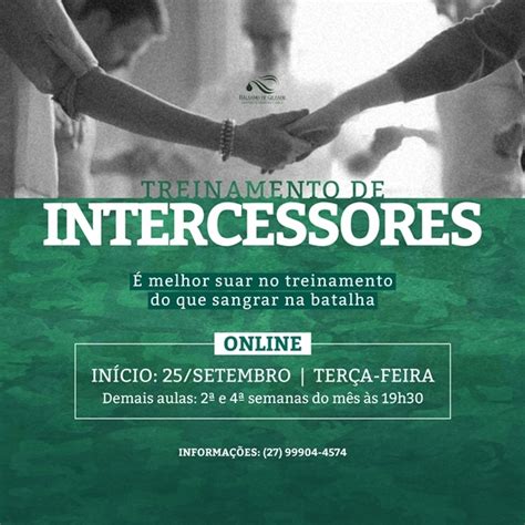 Treinamento De Intercessores Online N Vel B Sico Pipe Ter As Feiras