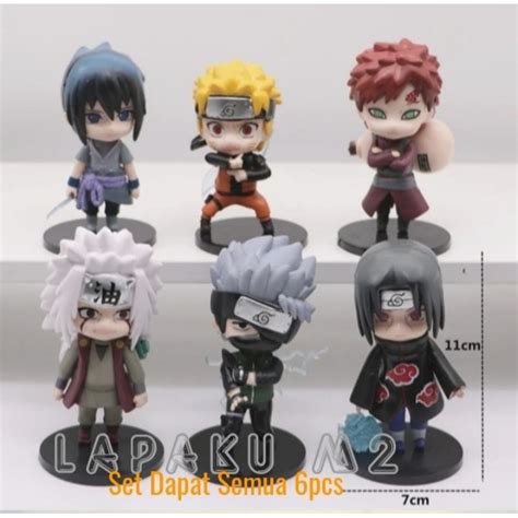 Jual Action Figure Naruto Shipudden Naruto Sasuke Kakashi Itachi Set