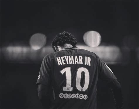 Neymar In Black And White Neymar Black And White Football Neymar