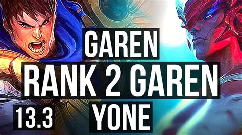 Garen Vs Yone Top Rank Garen Games M Mastery