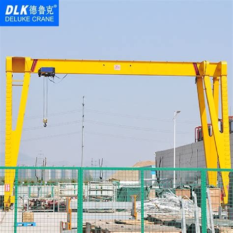 Mh Type Ton Ton Single Girder Gantry Crane With Electric Hoist