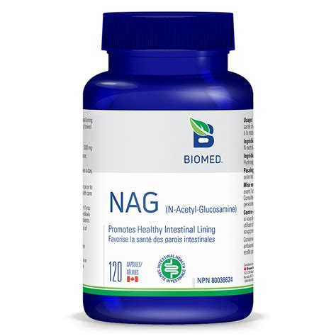 Nag N Acetyl Glucosamine 120 Capsules Biomed