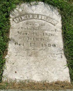 Spencer Bullock 1826 1890 Mémorial Find a Grave