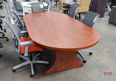 Conference Table 48 X 96 Racetrack Cherry