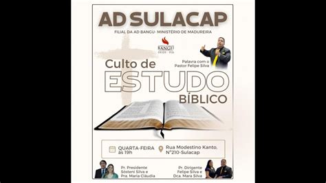 Culto de Estudo Bíblico YouTube