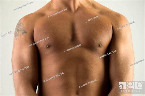 Naked Male Upper Part Of The Body Stock Photo Picture And Rights