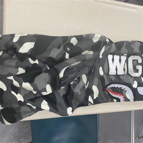 Small Cotton Bape Hoodie Price Is Negotiable Depop
