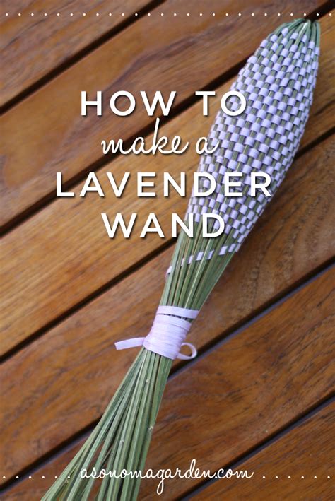 How To Make A Lavender Wand Lavender Crafts Lavender Recipes Lavender