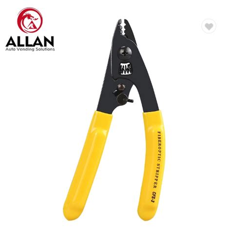 Allan Cfs Three Port Fiber Optical Stripper Pliers Wire Strippers For