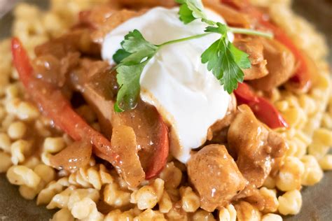 Quick And Easy Chicken Paprikash With Homemade Spaetzle