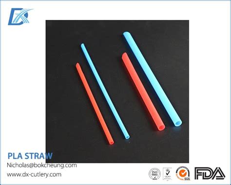 Color Degradable Pla Plastic Descart Vel Palha Fornecedores China