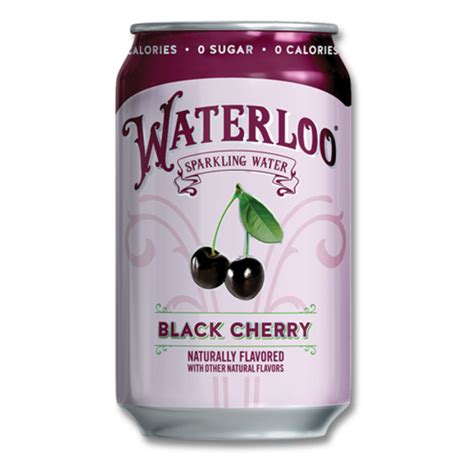 Waterloo Sparkling Water Black Cherry In 2022 Black Cherry Sparkling Water Black Cherry