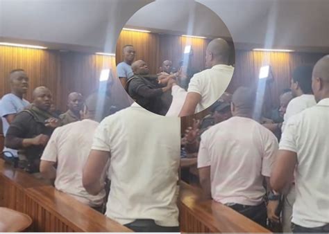 Video Physical Fight Broke Out In Court During Senzo Meyiwa Trial