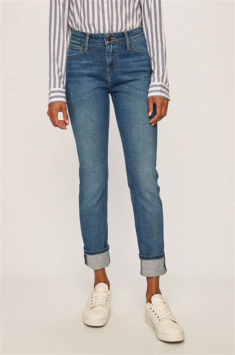 Lee Jeansy Damskie blade niebieskie | Clothes, Mom jeans, Fashion outfits