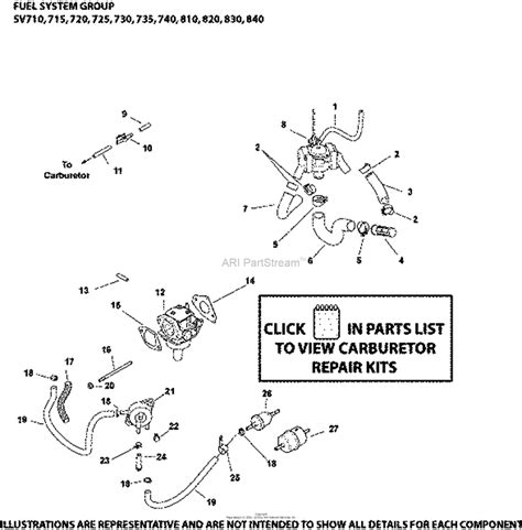 Kohler SV840 3024 TATSUMI KUBOTA 27 HP 20 1 KW Parts Diagram For Fuel