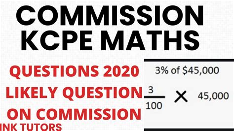 Kcpe 2020 Kcpe Past Papers Mathematicskcpe Maths 2019 Questions And