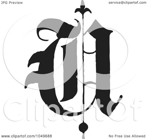 Royalty Free Rf Clip Art Illustration Of A Black And White Old