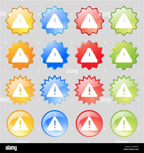 Ausrufezeichen Achtung Achtung Symbol Unterzeichnen Gro Er Satz Von