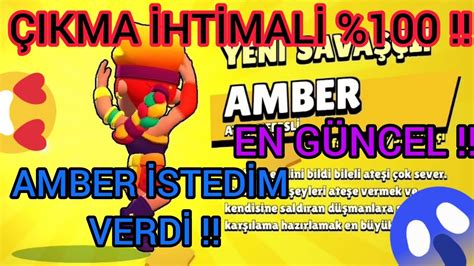 Karakter Çıkarma Taktiği Amber Çikti Brawl Stars Youtube