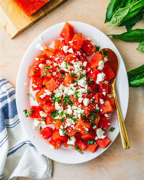 Watermelon Feta Salad – A Couple Cooks